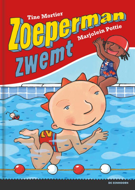 Zoeperman zwemt