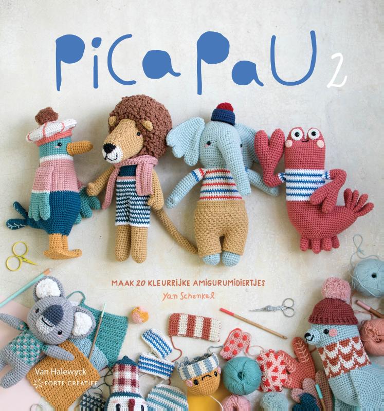 Maak 20 kleurrijke amigurumidiertjes