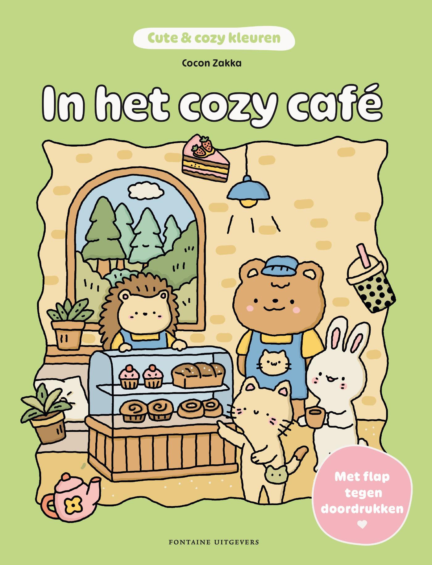 Cute & cozy kleuren - In het cozy café