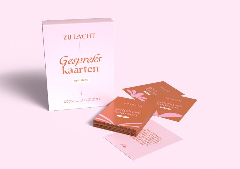 Zij Lacht gesprekskaarten