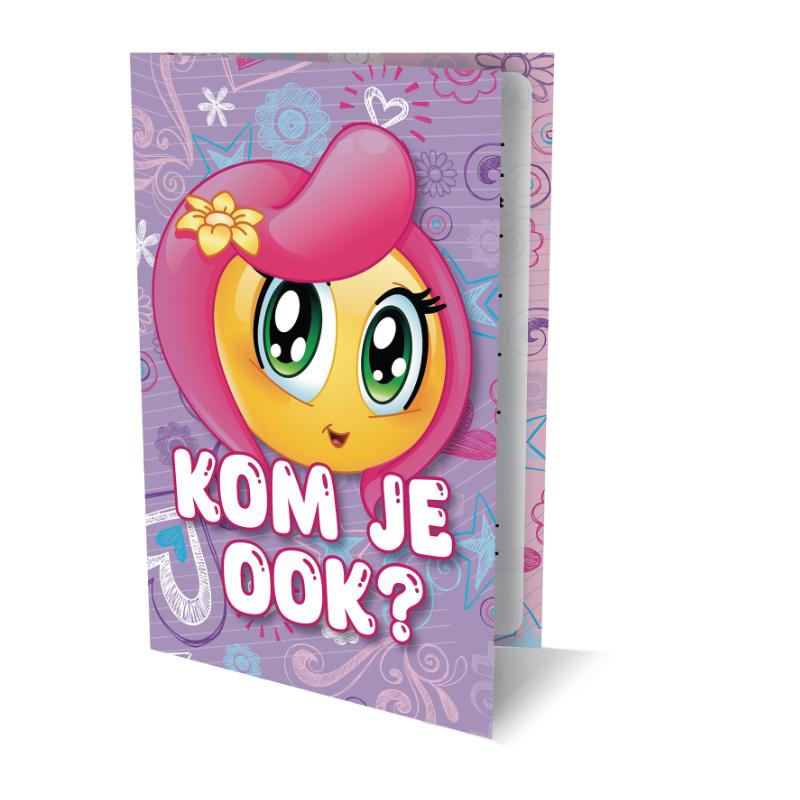 Girls - Uitnodiging PK 947 - set van 6