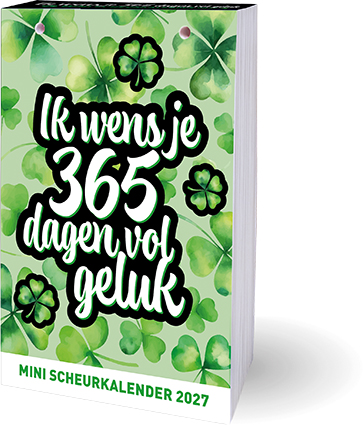 Ik wens je 365 dagen vol geluk mini scheurkalender - 2027