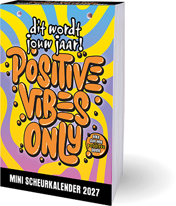 Dit wordt jouw jaar! Positive vibes only mini scheurkalender - 2027