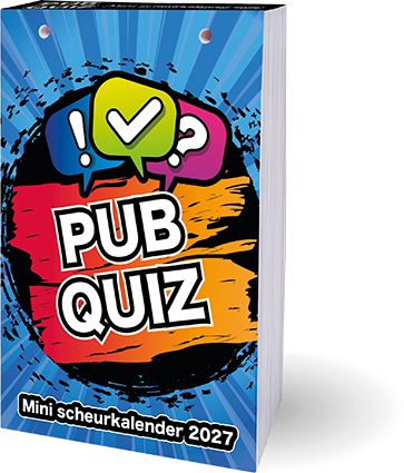 Pubquiz mini scheurkalender - 2027