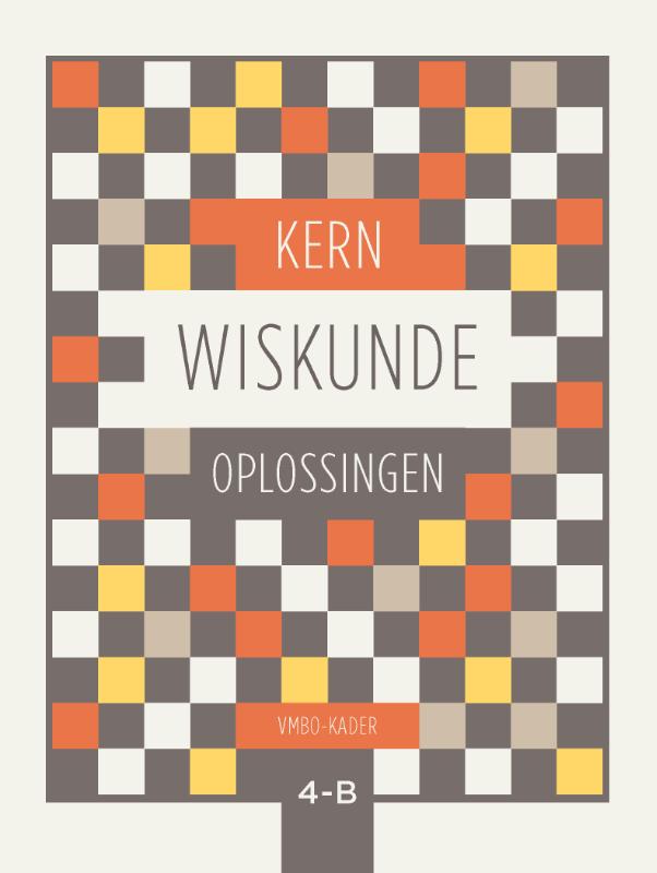 KERN Wiskunde oplossingenboek vmbo-kader 4 deel B