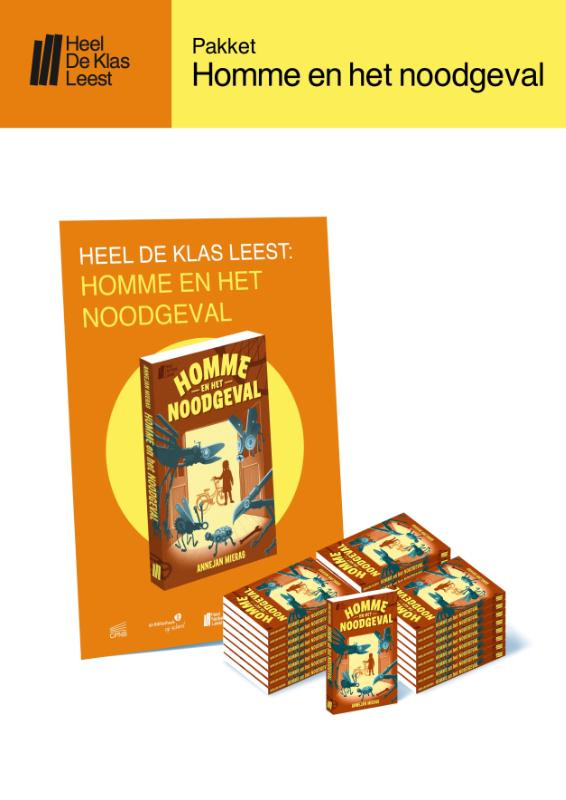 Schoolpakket Heel De Klas Leest 2026 - Homme en het noodgeval (PO groep 5-6)