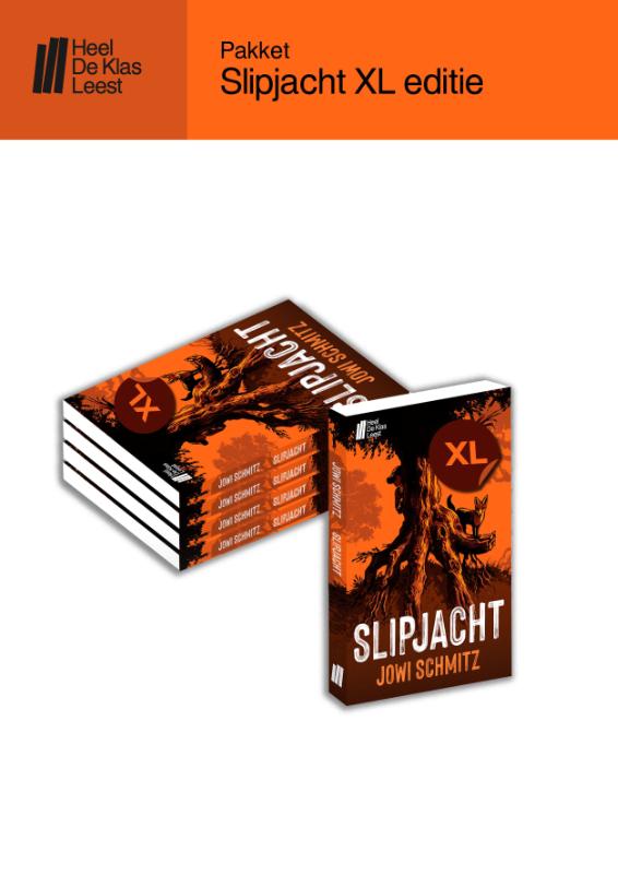 Schoolpakket Heel De Klas Leest 2026 - Slipjacht XL-editie set van 5 ex. (klas 1-2 VO en VMBO)