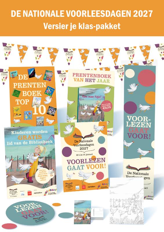 Versier je klas-pakket De Nationale Voorleesdagen 2027