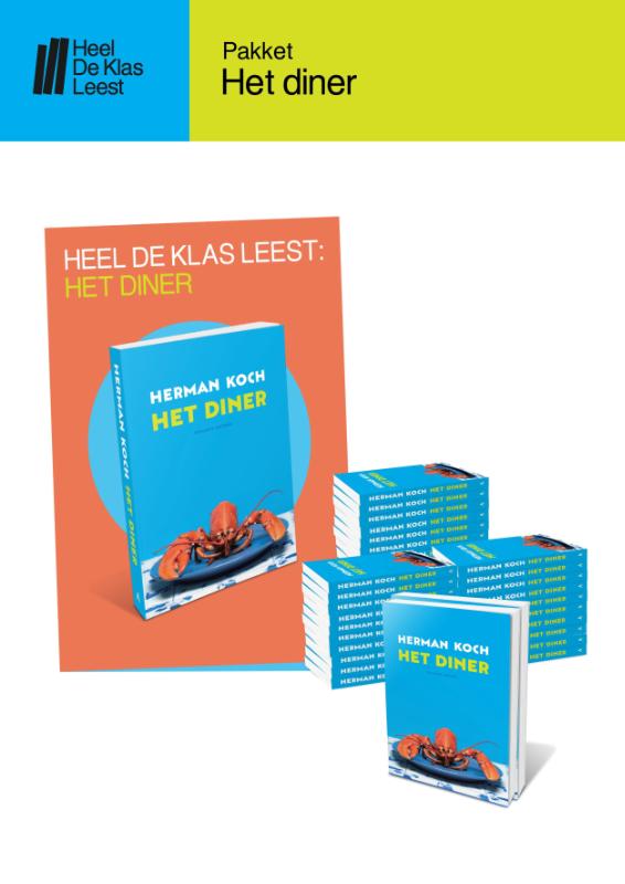 Schoolpakket Heel De Klas Leest 2026 - Het diner (bovenbouw VO-MBO)