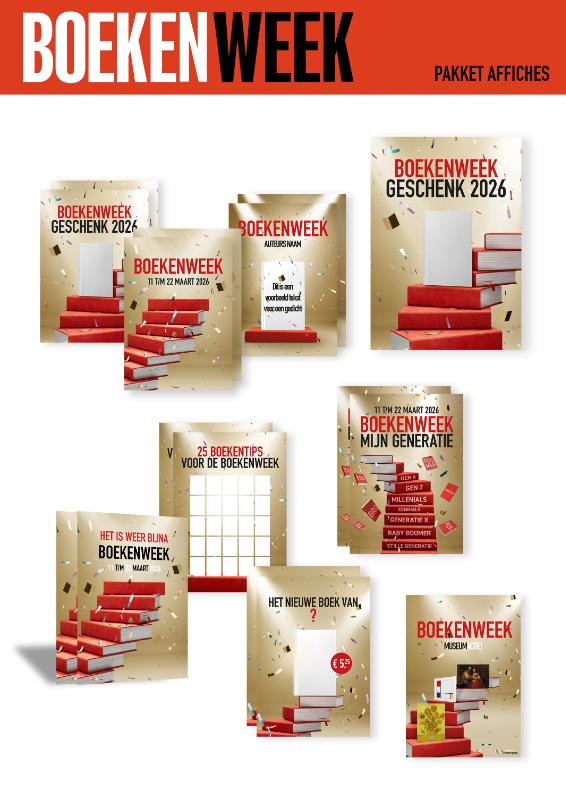 Pakket Affiches Boekenweek 2026