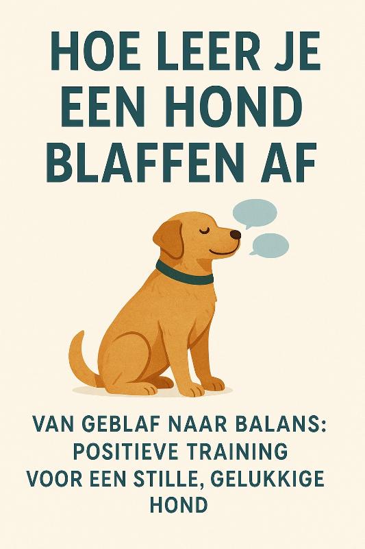 Hoe leer je een hond blaffen af