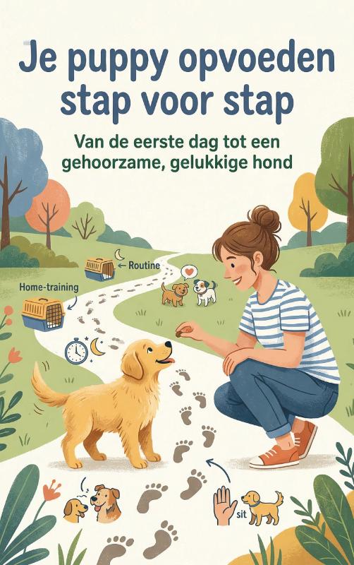 Je puppy opvoeden stap voor stap