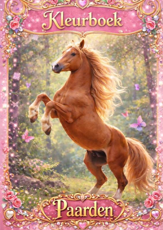 Kleurboek, Paarden