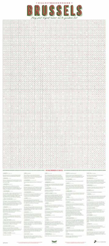 Dialectposter: BRUSSELS