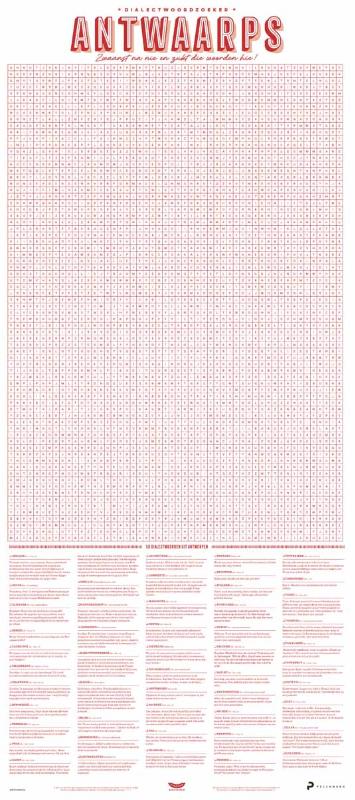 Dialectposter: ANTWERPS