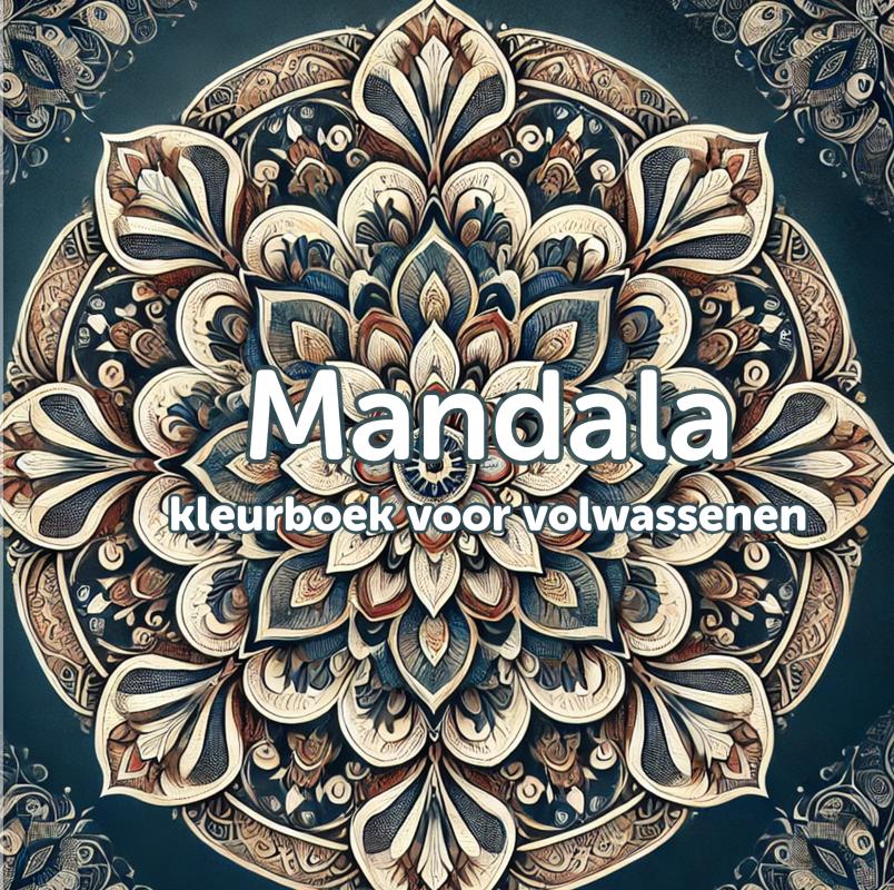 Mandala kleurboek voor volwassenen (hardcover)