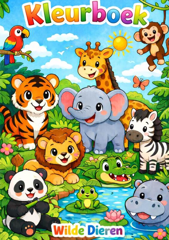 Kleurboek, Wilde dieren