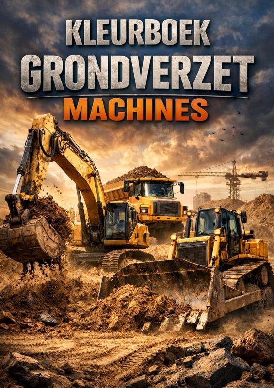 Kleurboek, Grondverzet machines