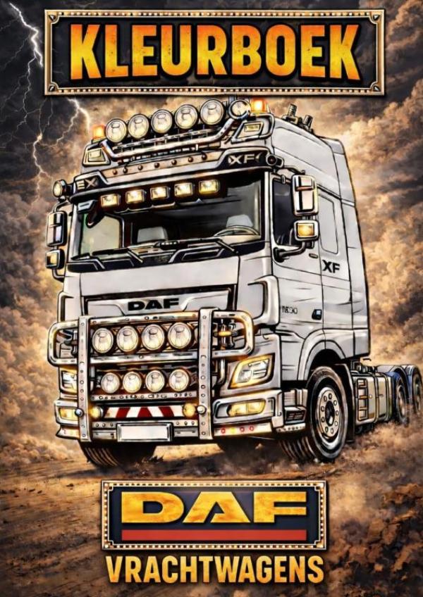 Kleurboek, DAF Vrachtwagens.