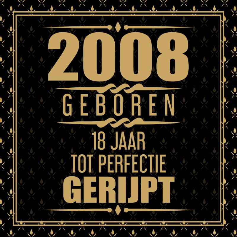 2008 Geboren 18 Jaar Tot Perfectie Gerijpt