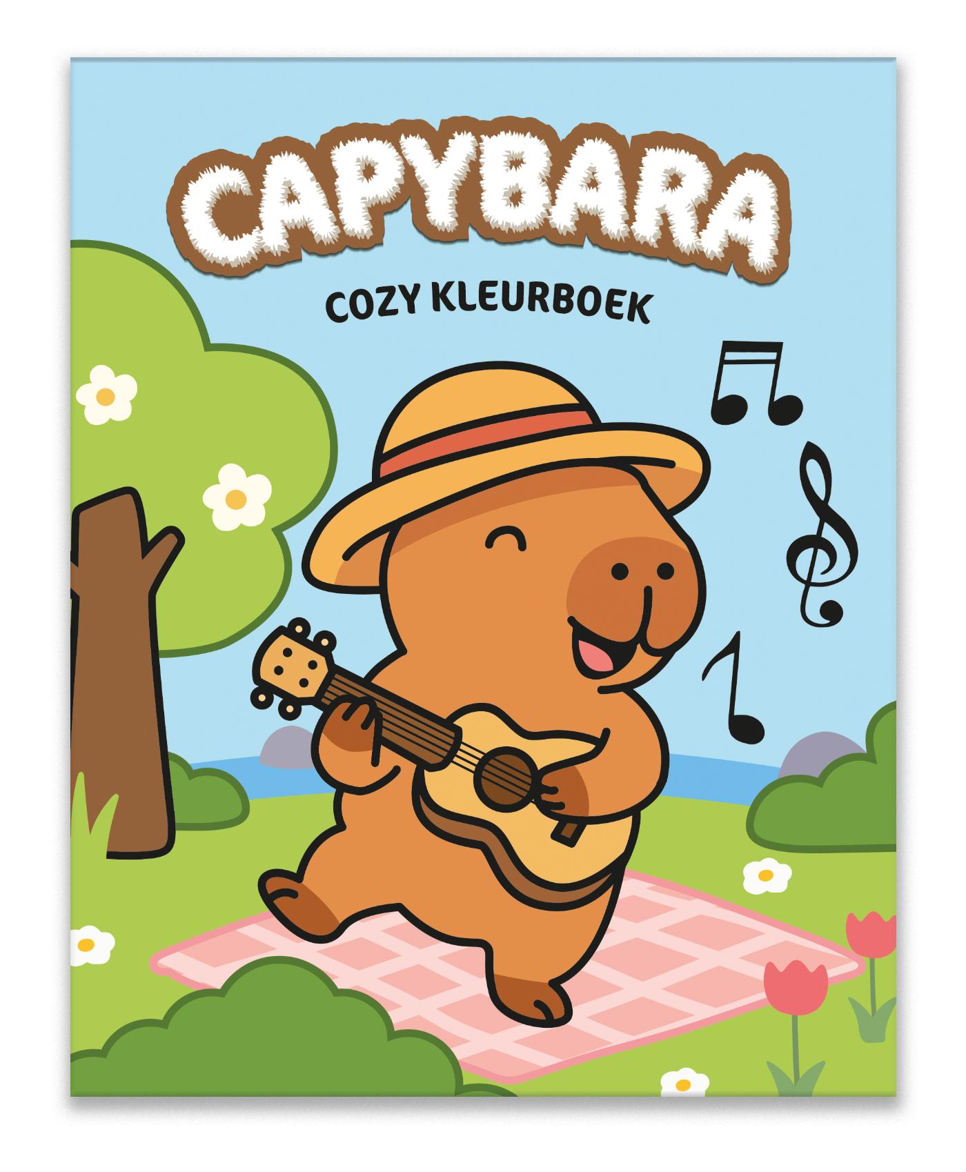Capybara Cozy kleurboek
