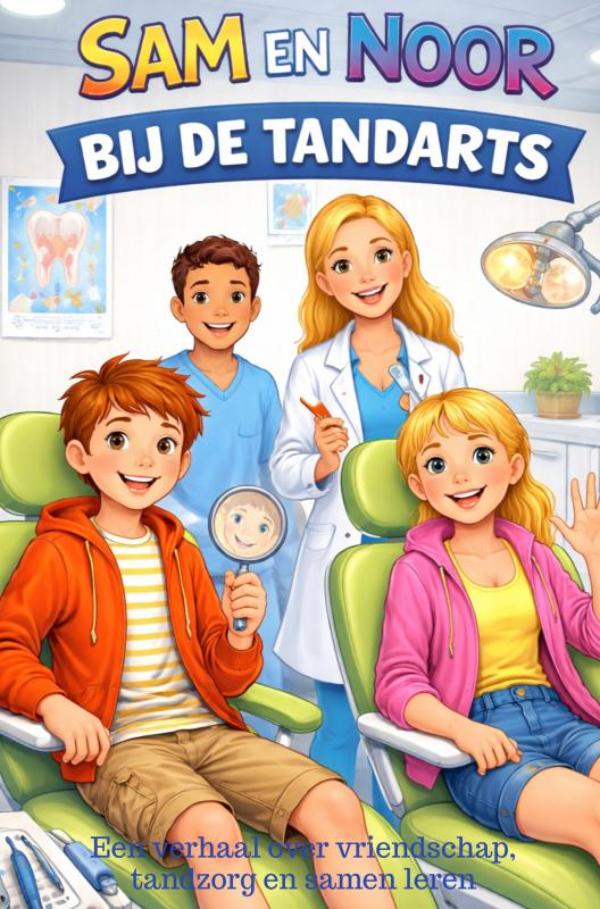 Sam en Noor bij de tandarts