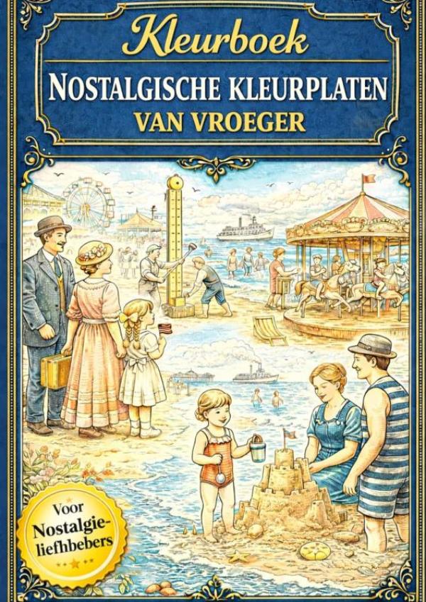 nostalgisch kleurboek