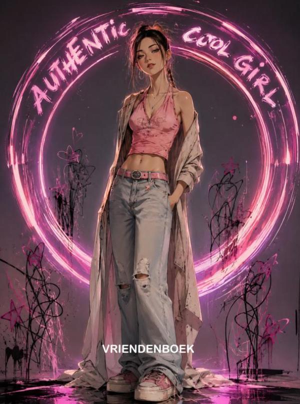 Authentic cool girl - VRIENDENBOEK (Nederlands)