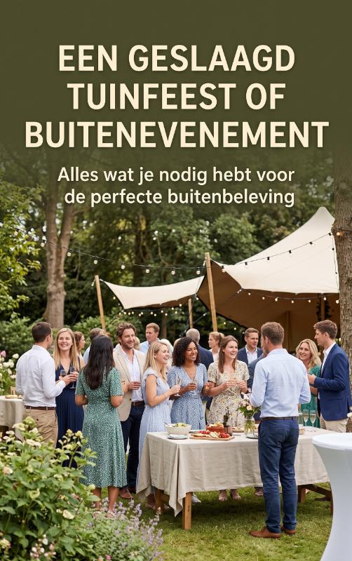 Een geslaagd tuinfeest of buitenevenement