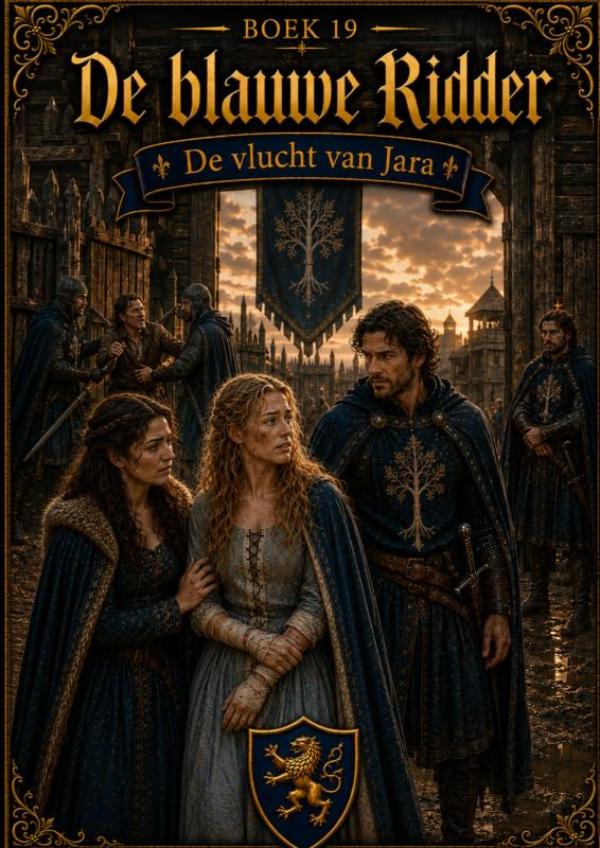 Boek 19, De blauwe Ridder - De vlucht van Jara