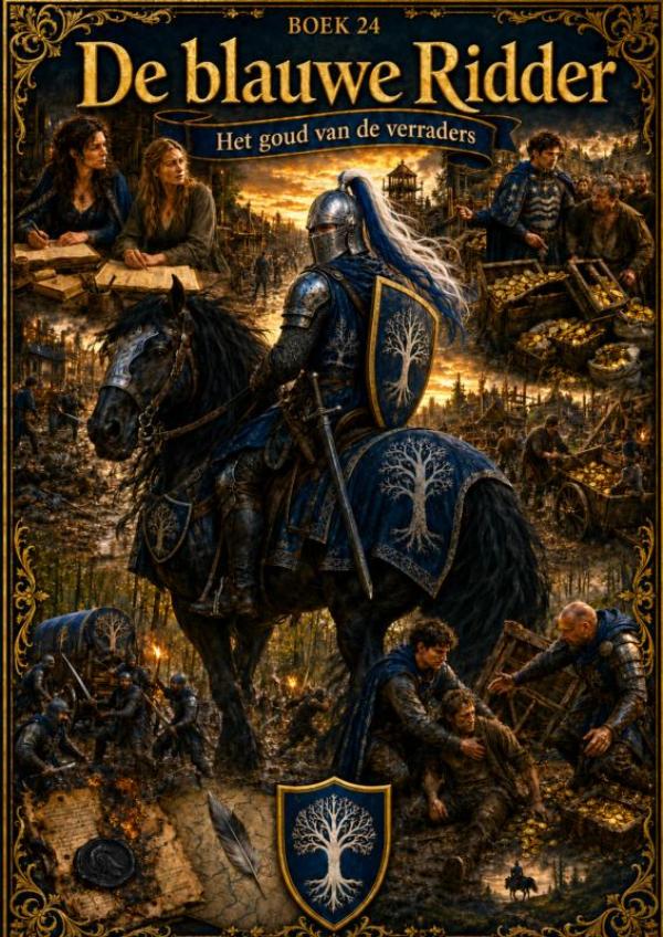 Boek 24, De blauwe Ridder - Het goud van de verraders