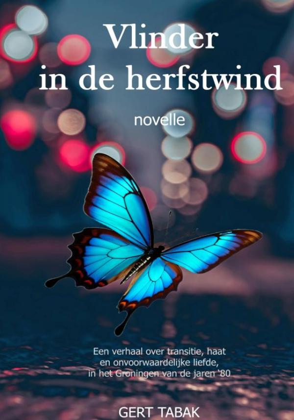 Vlinder in de herfstwind