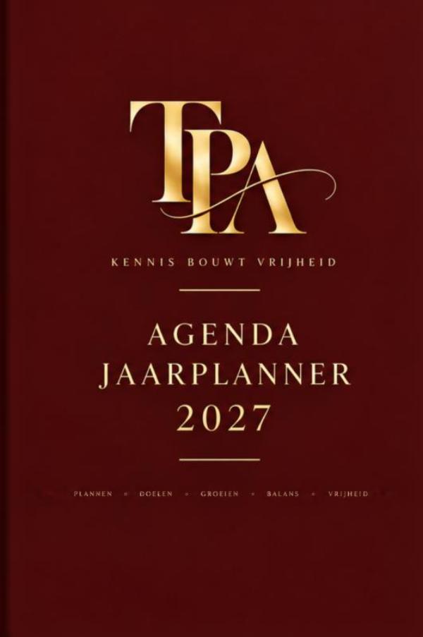 Agenda Jaarplanner 2027