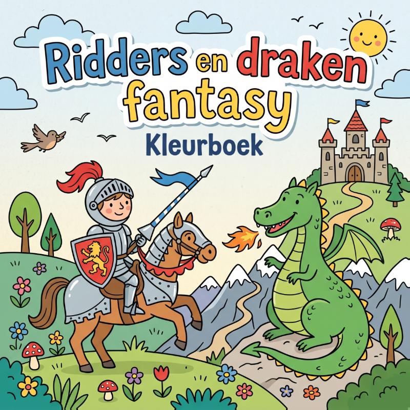 Ridders en draken fantasy