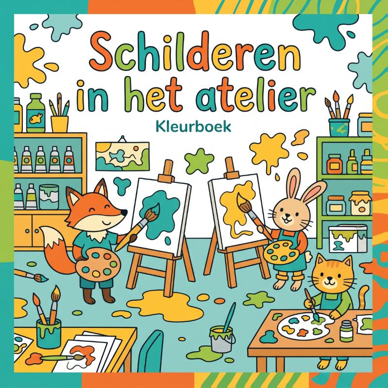 Schilderen in het atelier