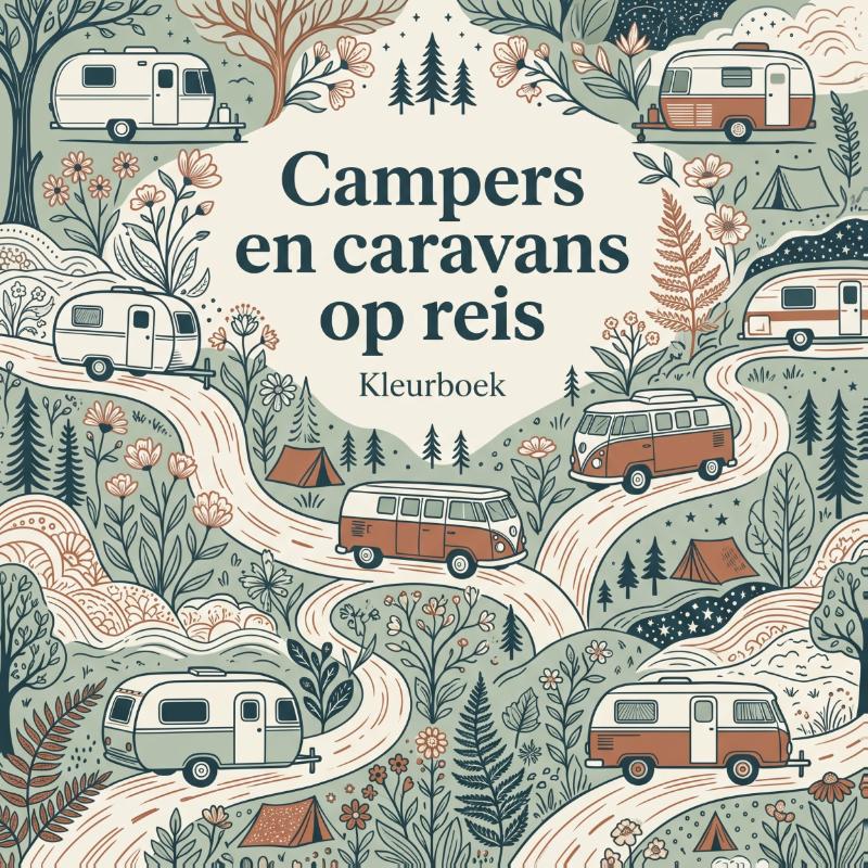 Campers en caravans op reis