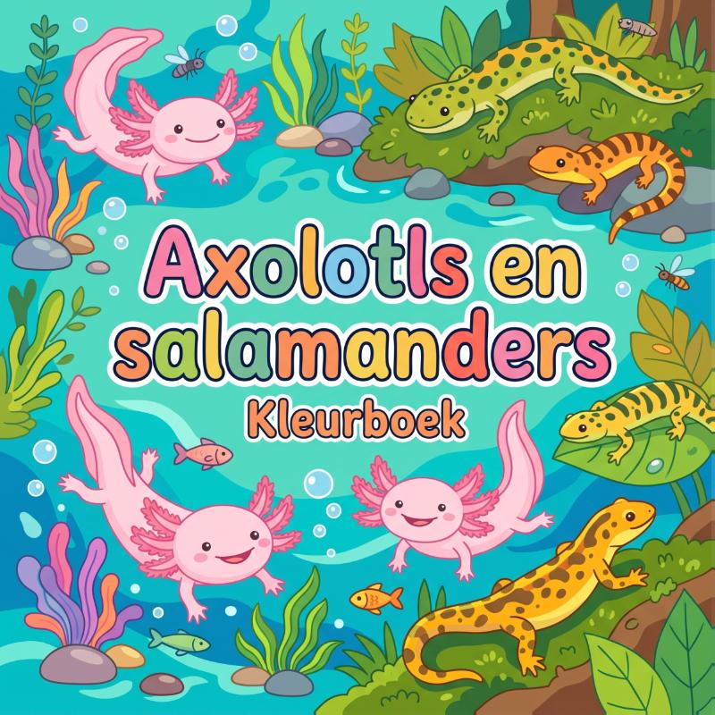 Axolotls en salamanders
