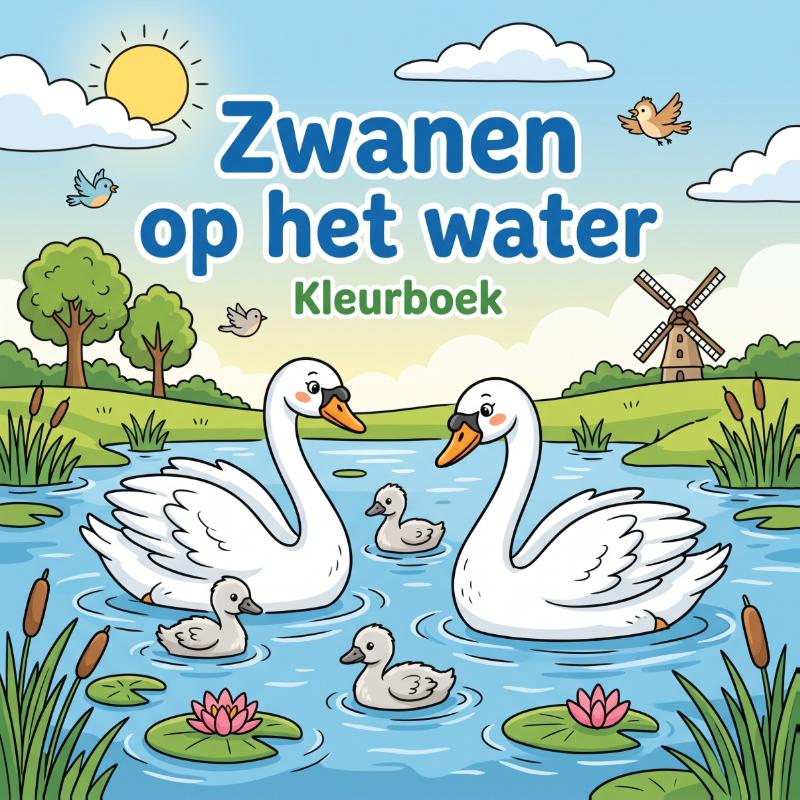 Zwanen op het water