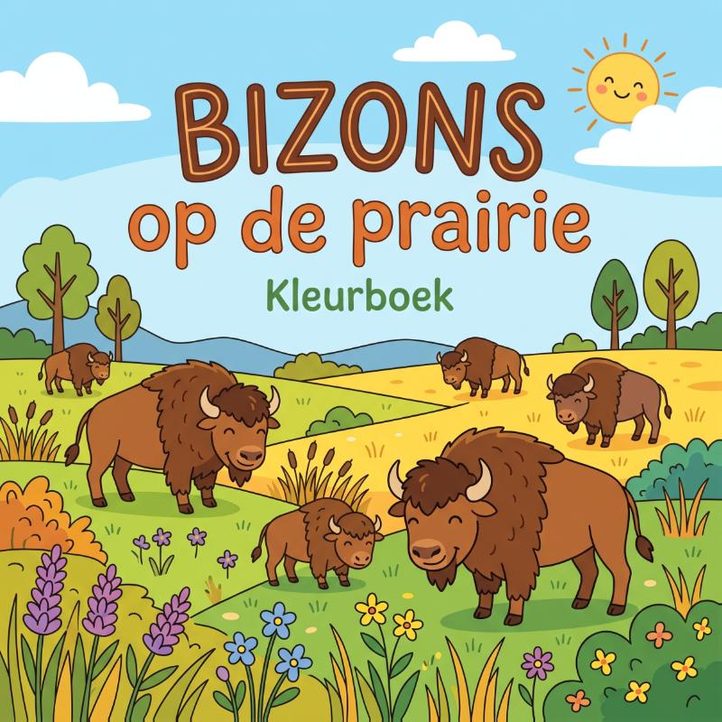 Bizons op de prairie
