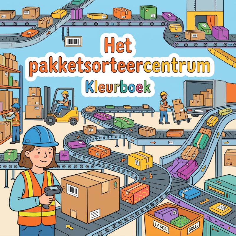 Het pakketsorteercentrum