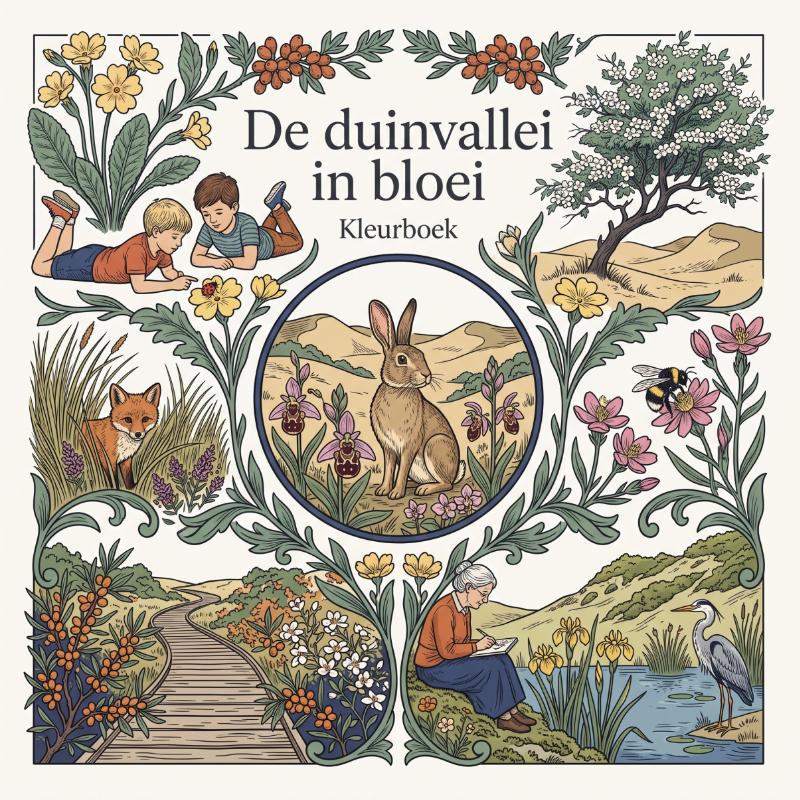 De duinvallei in bloei