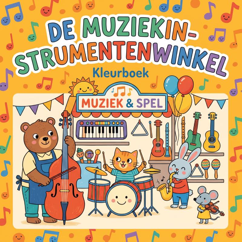 De muziekinstrumentenwinkel