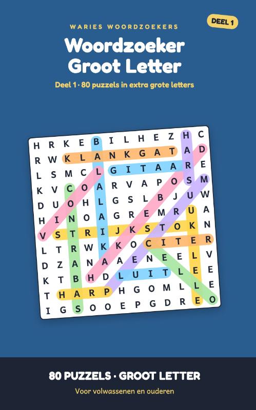 Woordzoeker Groot Letter
