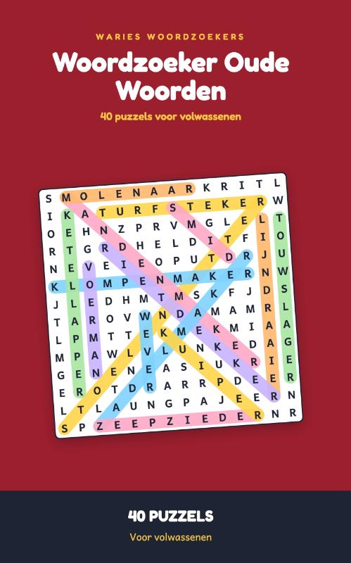 Woordzoeker Oude Woorden