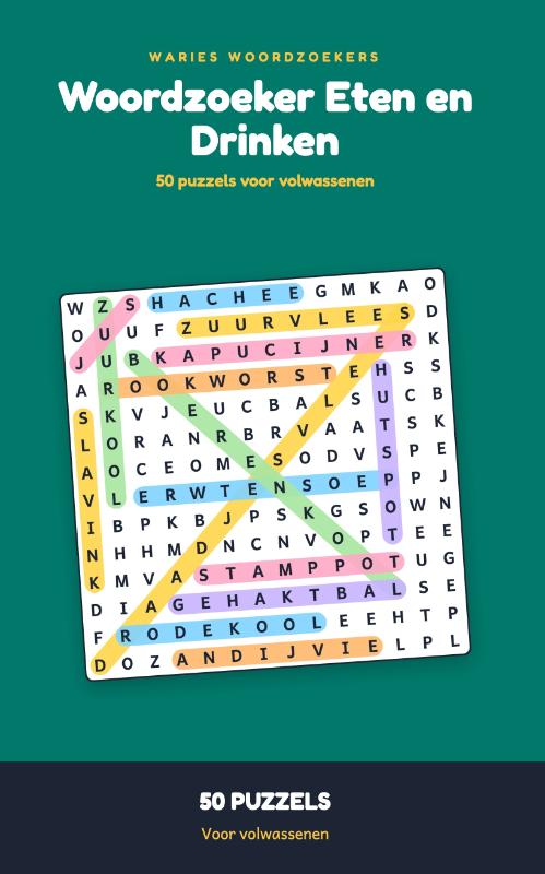 Woordzoeker Eten en Drinken