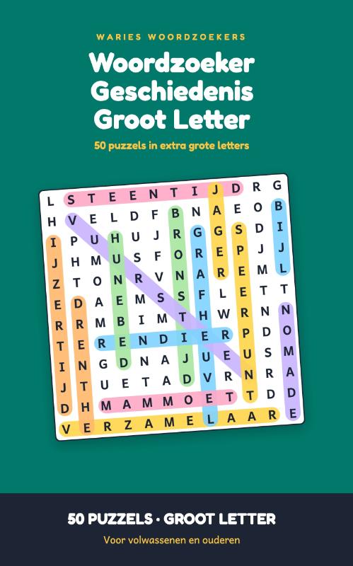 Woordzoeker Geschiedenis Groot Letter