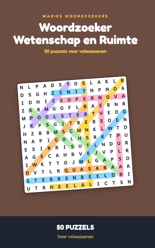 Woordzoeker Wetenschap en Ruimte
