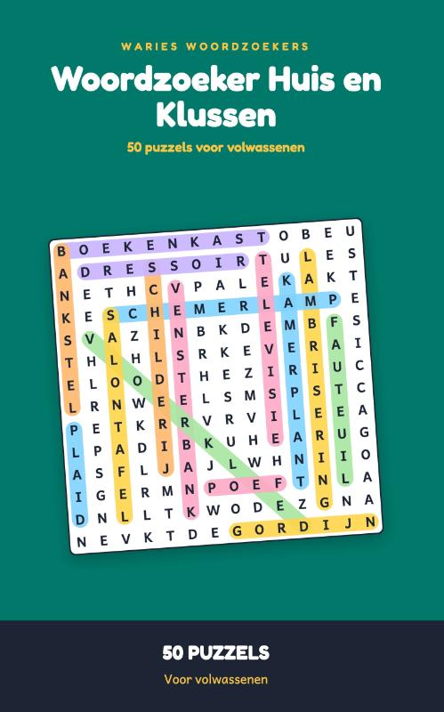 Woordzoeker Huis en Klussen