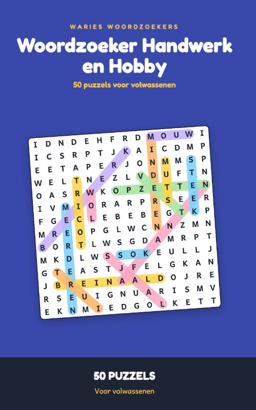 Woordzoeker Handwerk en Hobby