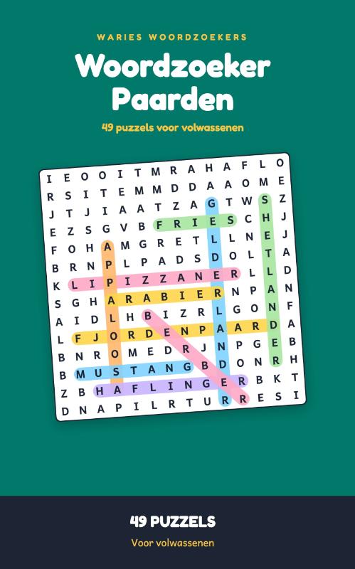 Woordzoeker Paarden